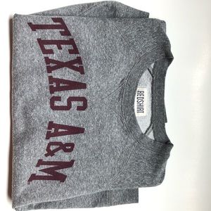 Grey Texas A&M Crewneck